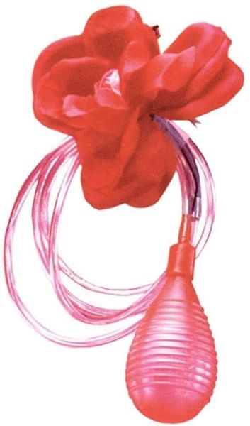 Red Squirt flower Prank Clown Accessory - Purim - Halloween Spirit