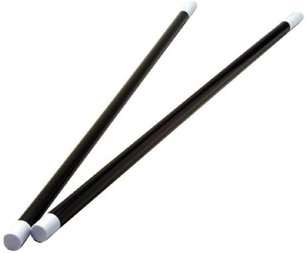 *Theatrical Cane with White Tips, 32in - Dance Cane - Halloween Sale