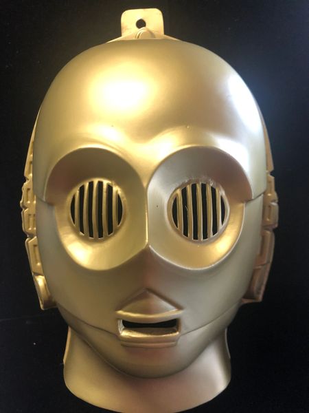 *Vintage Star Wars Classic, C-3PO Gold Mask - Halloween