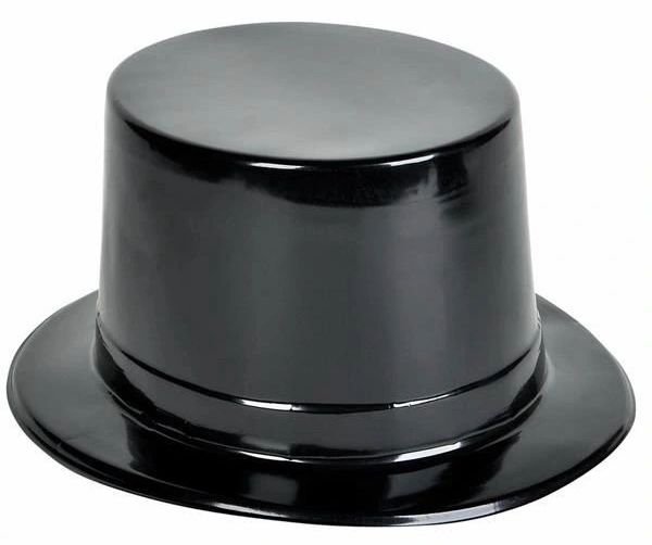 *5 Black Top Hats, Kids - Halloween Sale - Birthday Party Favor Ideas