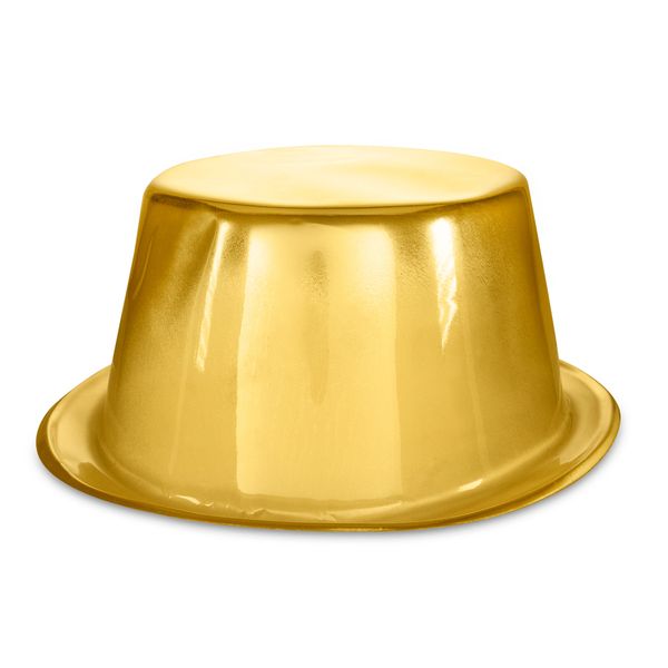 *4 Gold Top Hats, Kids - After Halloween Sale - Birthday Party Favor Ideas