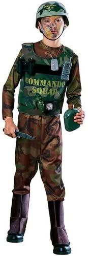 *Deluxe US Army Commando Soldier Costume, Boys - Halloween Sale