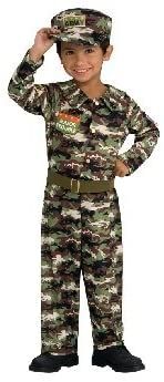 *Major Trouble Army Soldier Costume, Toddler Boys & Small - Military - Halloween