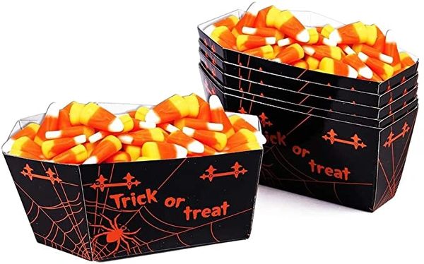 Halloween Trick or Treat Coffin Candy Cups Party Favors, 6ct, 3in