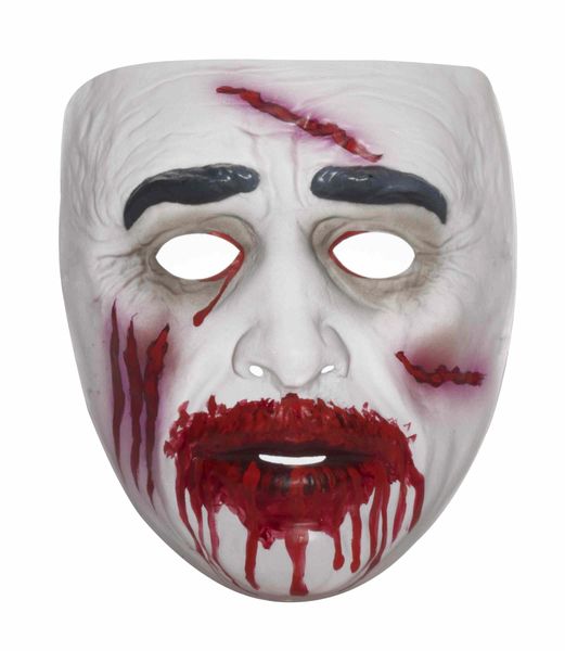 *Bloody Guy Mask, Transparent - Halloween Costumes - Purge