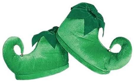 *Deluxe Green Elf Shoes Costume Accessory, Adult - Christmas Holiday