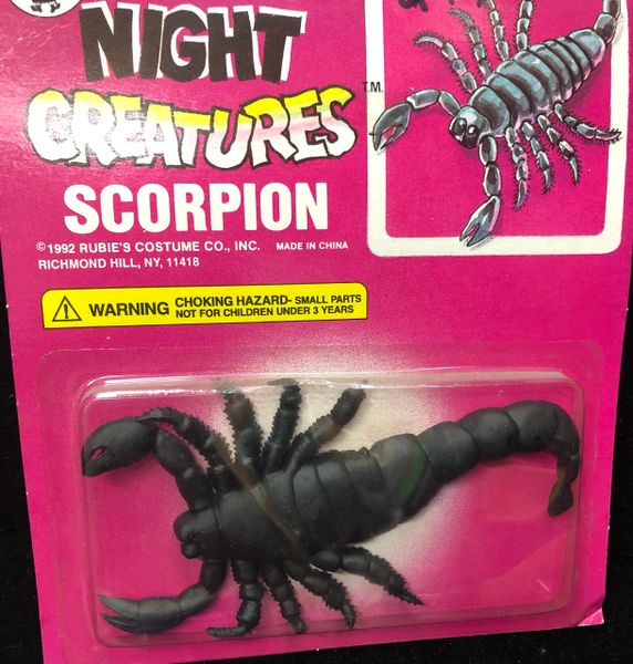 Scorpion Night Creature Prank, 4in - Halloween Sale - Insects