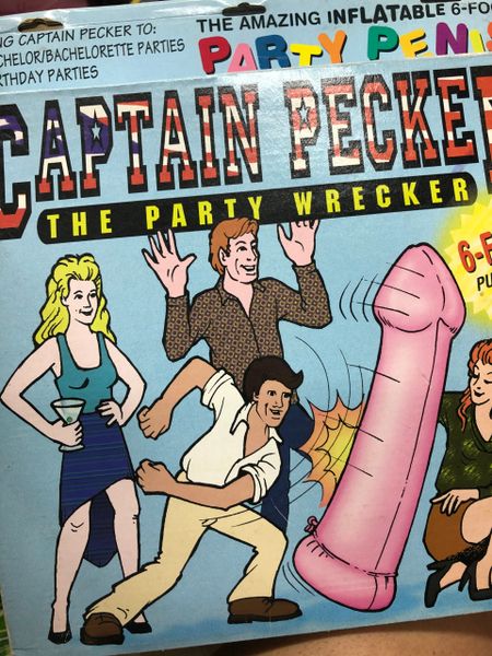 Rare 6ft Inflatable Captain Pecker the Party Recker Penis - Bachelorette Party