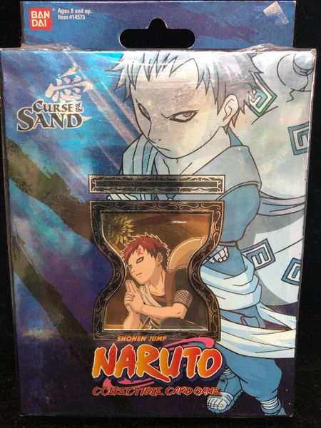 *Rare Naruto Curse of the Sand Blue Theme Deck Gaara of the Desert - 50 trading cards - 2002