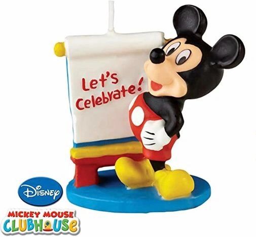 Disney Mickey Mouse Molded Birthday Candle