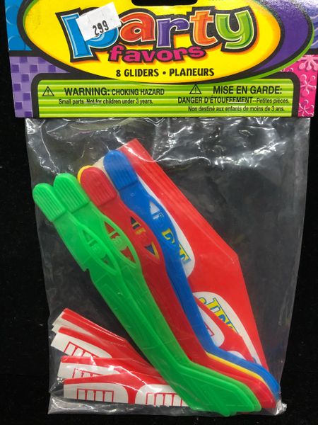 Glider, Planes - Toy Party Favors - 8ct