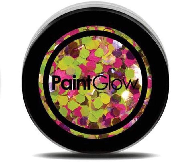 Paint Glow UV Black light Rave Glitter Makeup-Multi - Halloween Spirit - under $20