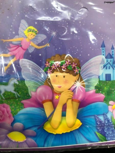 Fairy Princess Birthday Party Favor Loot Bags, 8ct - Lavender