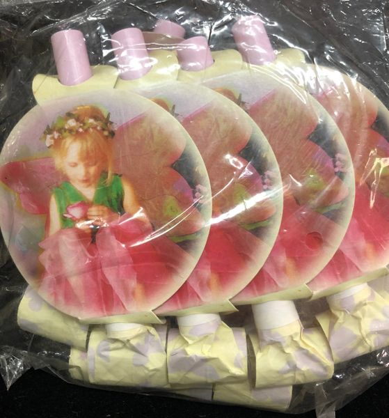 BOGO SALE - Fairy Princess Birthday Party Favor Blowouts, 8ct