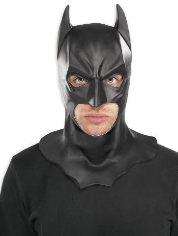 Batman Mask Dark Knight with Cowl - Adult - Licensed - Halloween Sale