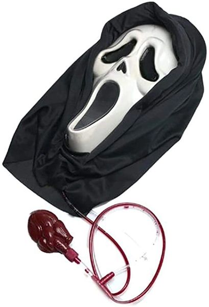 Howling Ghost Face Bleeding Scream Mask - Halloween Sale