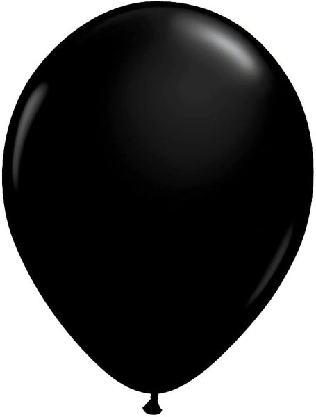 Black Latex Balloons, 11in - 100ct - Back Balloons - Halloween Decorations