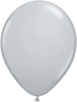 Gray Latex Balloons, 11in - 8ct