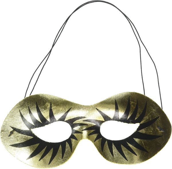 *Gold Eye Mask Costume Accessory - Halloween