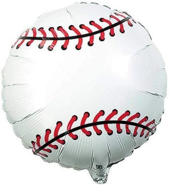 (#1) Baseball Foil Balloon, 18in - Sports Balloons