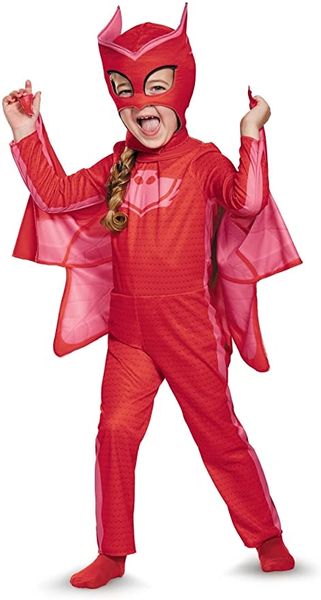 *PJ Masks Pink Owlette Costume, Toddler Girls 3T, 4T - After Halloween Sale