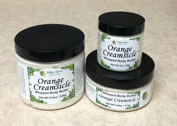 Orange Creamsicle Whipped Body Butter - 8oz (Large)
