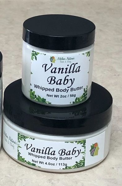 Vanilla Baby Whipped Body Butter - 2oz (small)