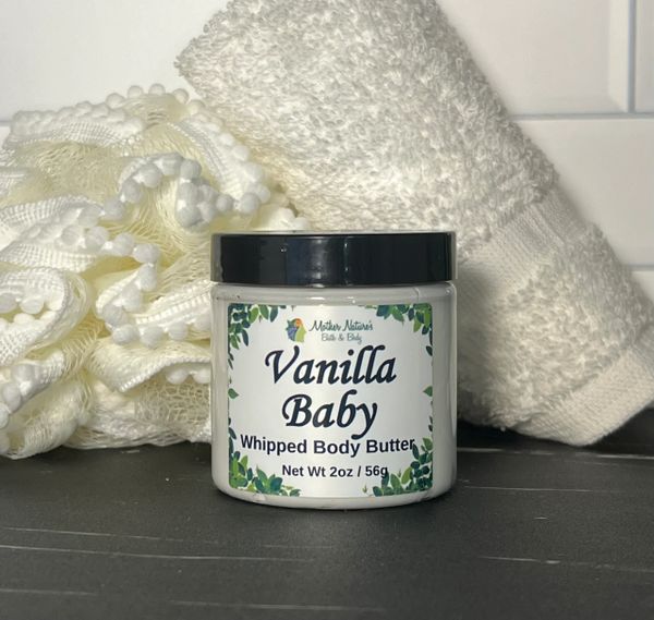 Vanilla Baby Whipped Body Butter - 2oz (small)