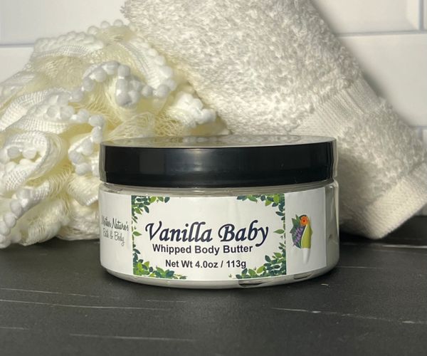 Vanilla Baby Whipped Body Butter - 4oz (medium)