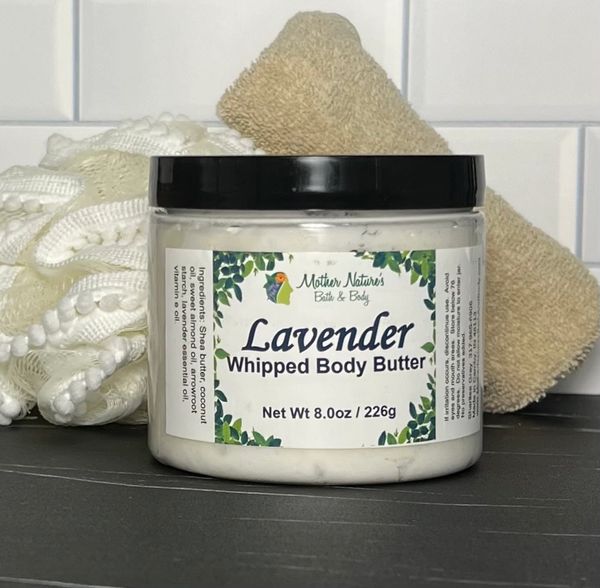 Lavender Whipped Body Butter - 8oz (Large)