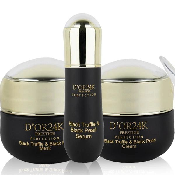 D'or 24K Black Truffle & Black Pearl Cream, Mask, Serum