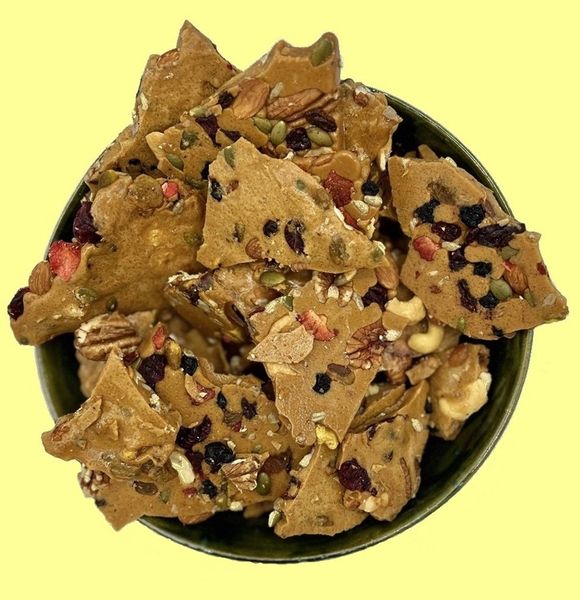 TRAILMIX TOFFEE 12oz. RAW SUGAR TOFFEE Louisiana raw cane sugar