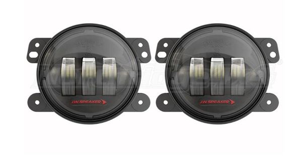 JW SPEAKER 6145 J2 LED BLACK 4IN LED FOG LIGHT KIT Pair 0554573