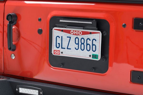 Kentrol Rear Delete BackSide License Plate Mount with LED