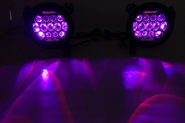 Quake LED RGB Headlights Tempest series JEEP JK/CJ/TJ