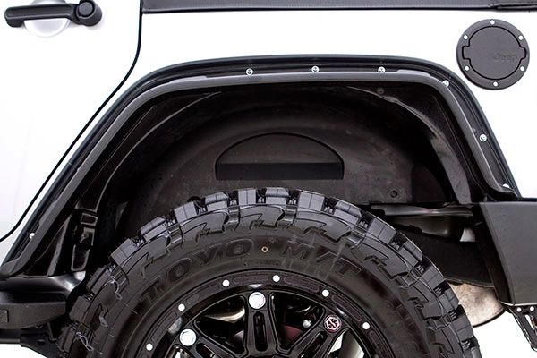 RAMPAGE JEEP WRANGLER FLAT STYLE FENDER FLARES 07-18 JK/JKU