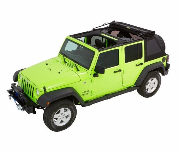 Bache Trektop - Couleur : Black Twill - Jeep Wrangler JL Unlimited