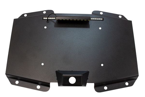 Kentrol Delete License Plate Mount with light 2018-Current Jeep Wrangler JL