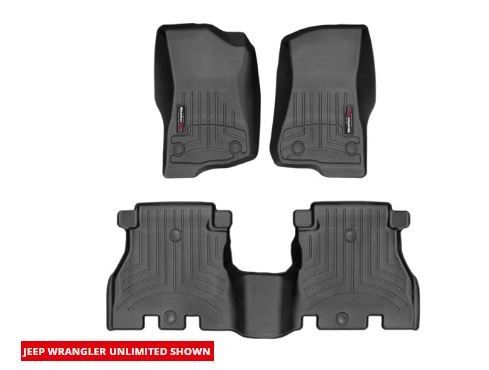 WeatherTech 18-C WRANGLER JL UNLIMITED FLOORLINER BLACK 4-door