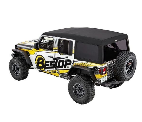 BESTOP SUPERTOP ULTRA – 4 DOOR WRANGLER JL (2018-Current) Black Twill 54725-17