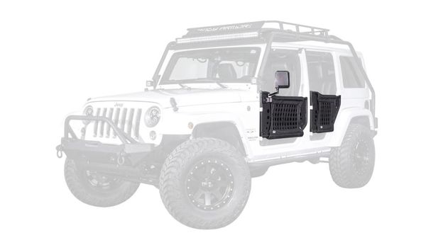 Body Armor 2007-2018 Jeep Wrangler JK/JKU Gen 3 Trail Tube Doors |  Performance Detailing and HP Parts & Jeep Accessories