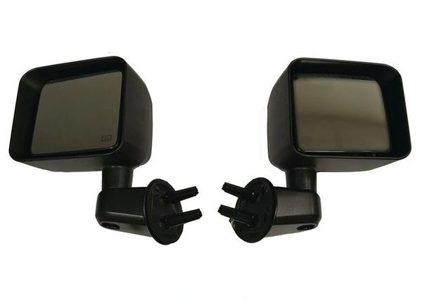 Bestop 51260-01 Jeep JK Wrangler Mirrors Replacement 07-18 Jeep Wrangler JK 2/4 Door ABS Black Pair