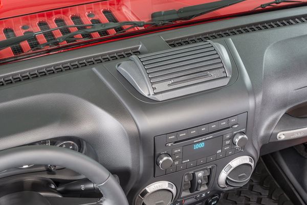 Vertically Driven Products 31800 Roll Top Dash Storage Console for 11-18 Jeep Wrangler JK