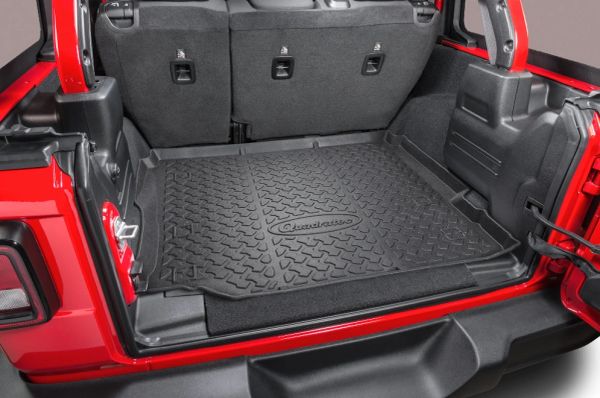 Quadratec Ultimate All Weather Rear Cargo Liner for 18-21 Jeep Wrangler JL Unlimited