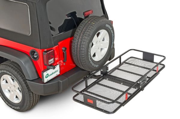 Quadratec Jumbo Cargo Rack for 2" Receiver Hitch 12033.1001