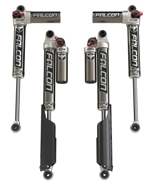 Teraflex 11-02-33-400-200 Falcon SP2 3.3 Fast Adjust Piggyback Shocks for 18-21 Jeep Wrangler JL Unlimited with 2-4.5" Lift 11-02-33-400-200