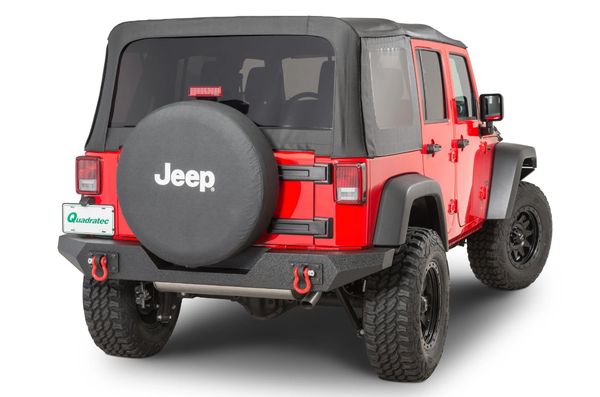 Rugged Ridge Spartan Full Width Rear Bumper for 07-18 Jeep Wrangler JK