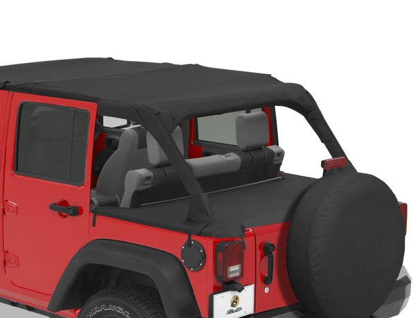 Bestop 90031-35 Duster Deck Cover for 07-18 Jeep Wrangler Unlimited JK 4 Door