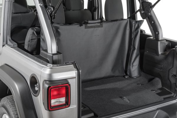 MasterTop Rear Window Storage Bags for 18-21 Jeep Wrangler JL Twill 13100624