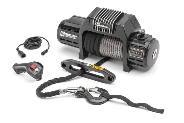 Quadratec Q-Performance Stealth Winch Synthetic or Steel Cable